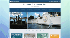 Desktop Screenshot of fantasyfountains.com